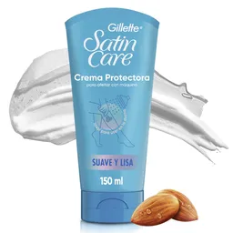Gillette Crema de Afeitar Satin Care Con Aceite de Almendras
