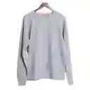 Suéter Chaleco Waffle Gris Talla L