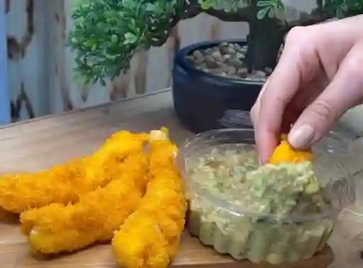 Tiras Pollo y Guacamole 4 Pz