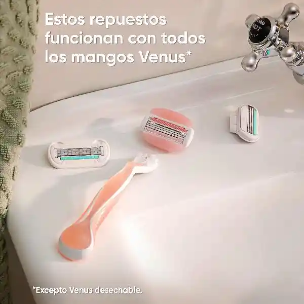 Venus Hojas Y Maquinas De Depilacion Gille. Spa Reptox4