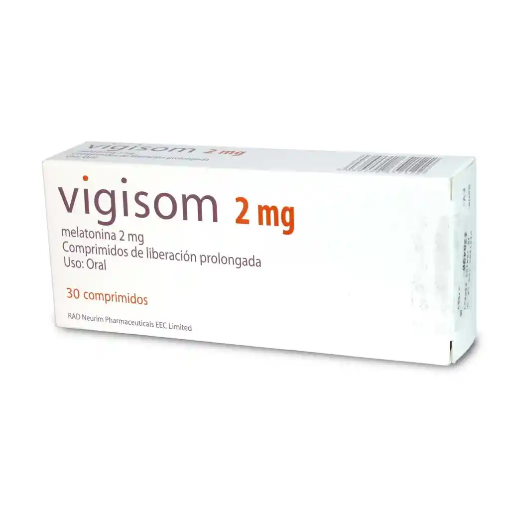 Melatonina Vigisom Hipnóticos (2 Mg)