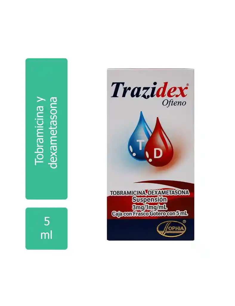 Trazidex Ofteno Suspensión Oftálmica (3 mg/1 mg)