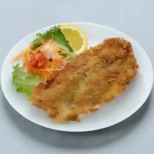 Pescado frito con agregado