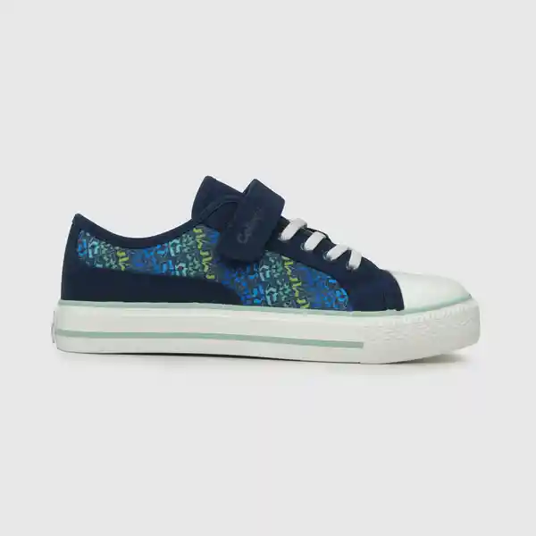 Zapatillas Urbana Estampada de Niño Azul Talla 36 Colloky