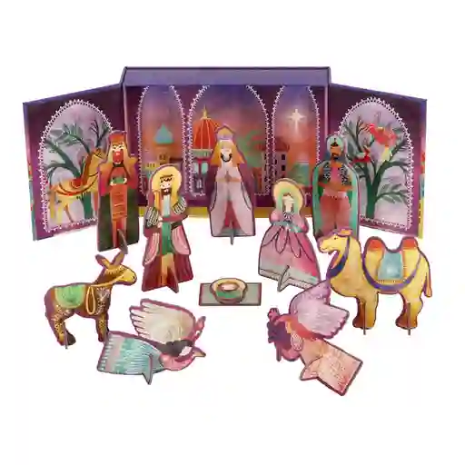 Pesebre de Cartón Armable Casaideas