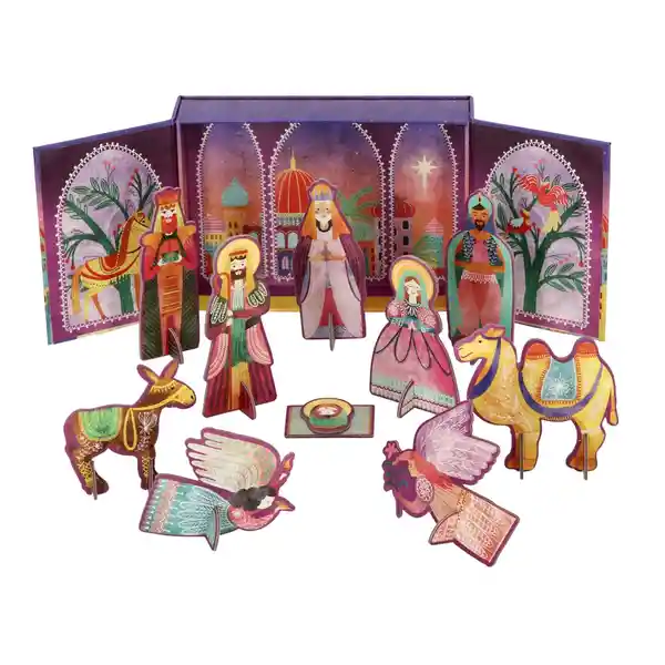 Pesebre de Cartón Armable Casaideas