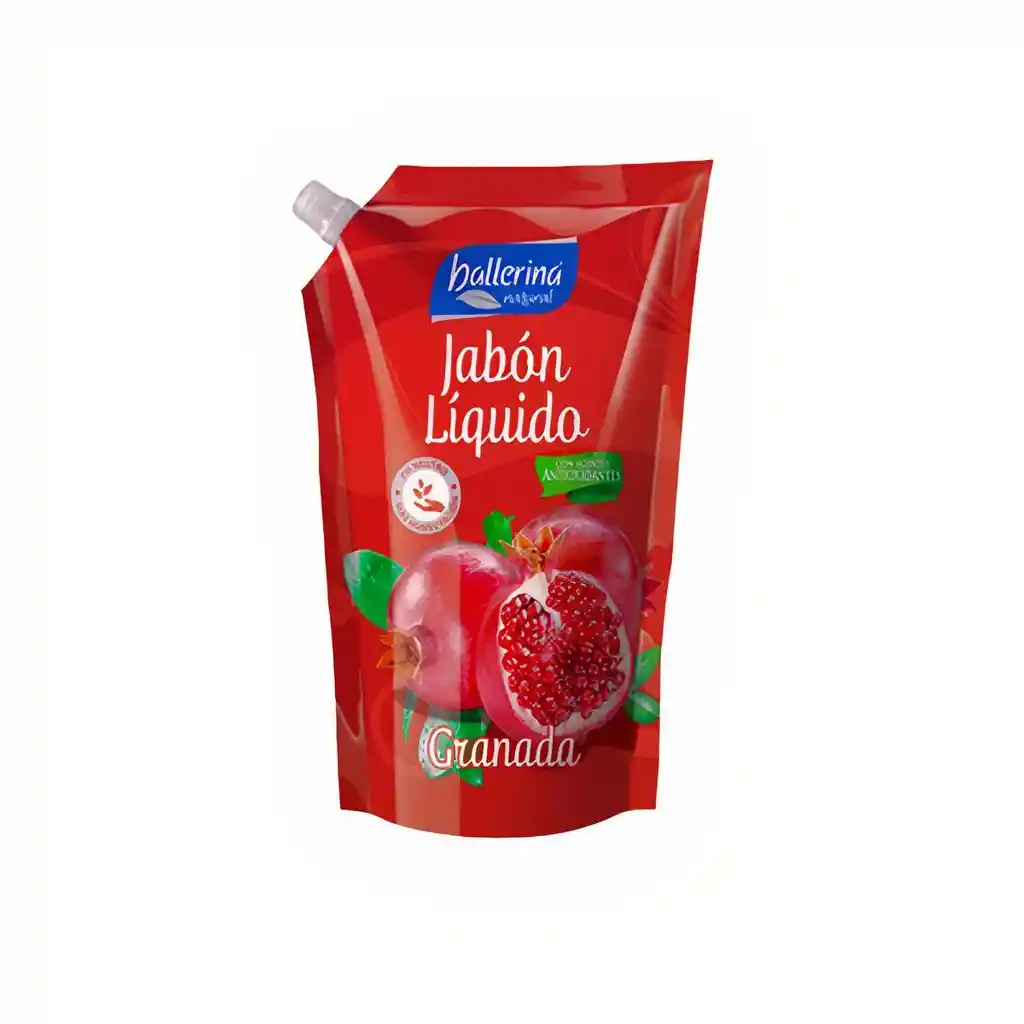 Ballerina Natural Jabon Granada Antioxidante Doypack