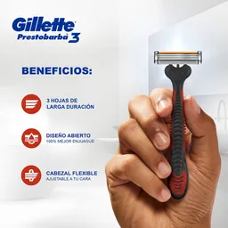 Gillette Prestobarba3 Máquina de Afeitar