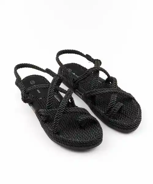 Lounge Sandalias Paradiso Cuerdas Talla Negro 40