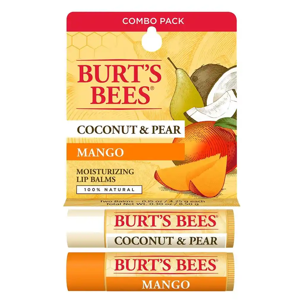 Burt's Bees Bálsamo Labial Coco & Pera y Mango