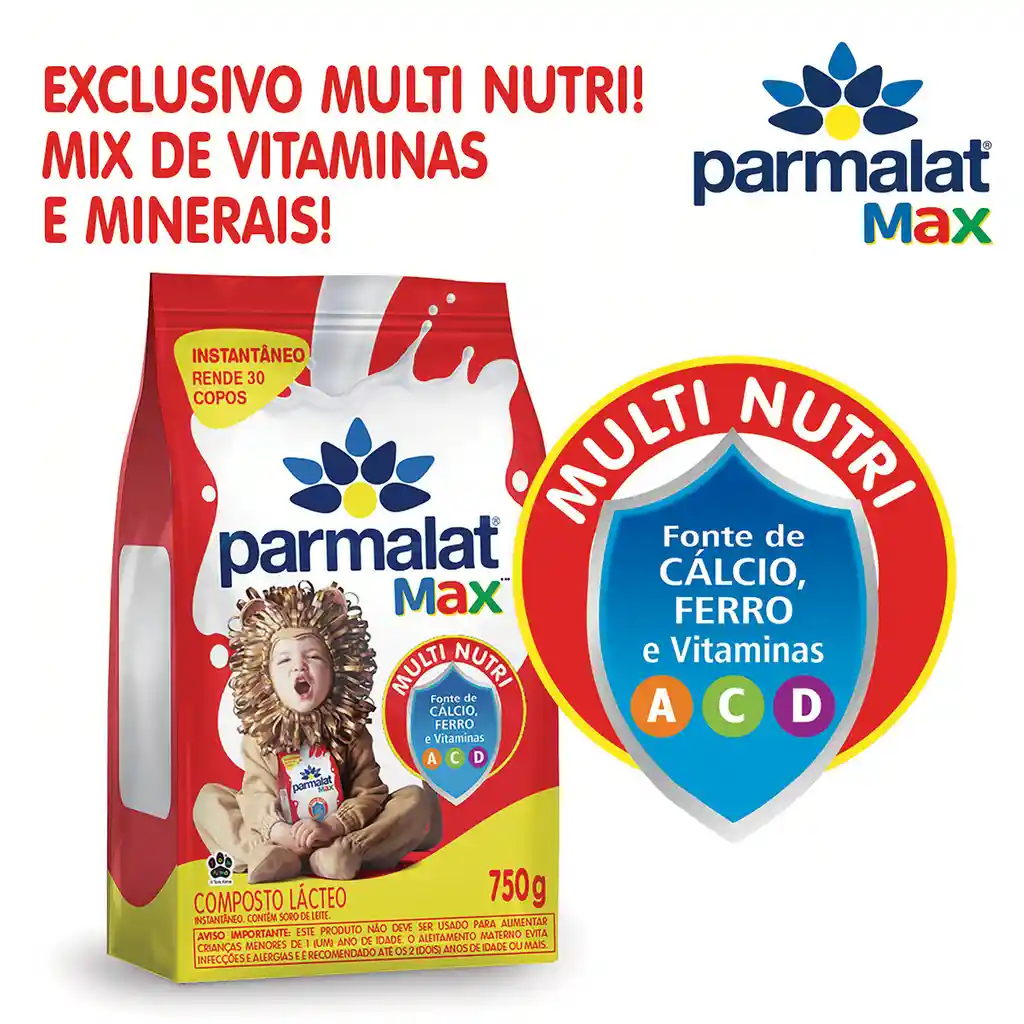 Leche Instantánea Max Parmalat