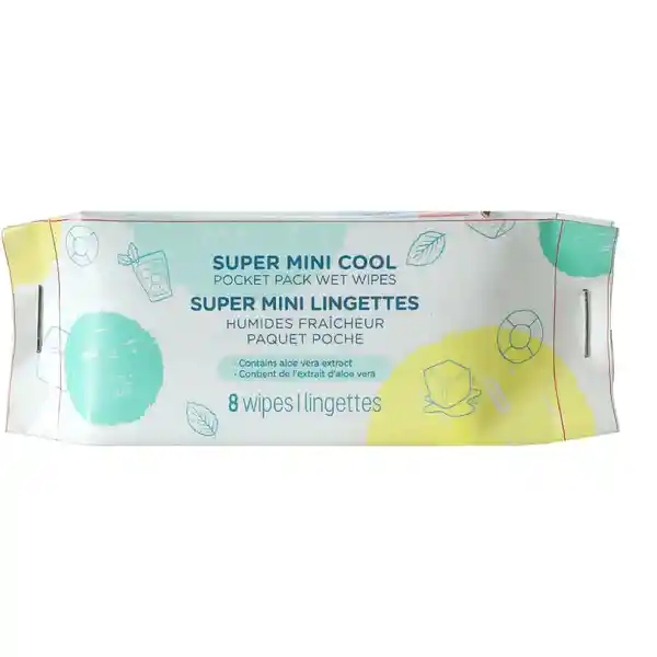 Toallas Humedas Anchas Super Mini Cool Paquetes Miniso