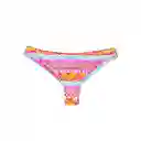 Bikini Calzón Tanga Costura Invisible Est Fucsia Talla XL Samia