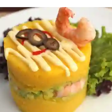 Causa Relleno con Camarón