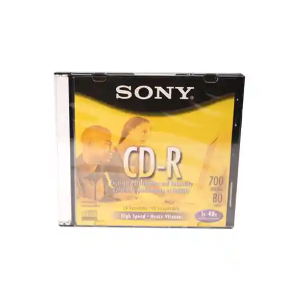 Sony cd 700 Mb/80 Min/48X C/Slim Maxsell 368730