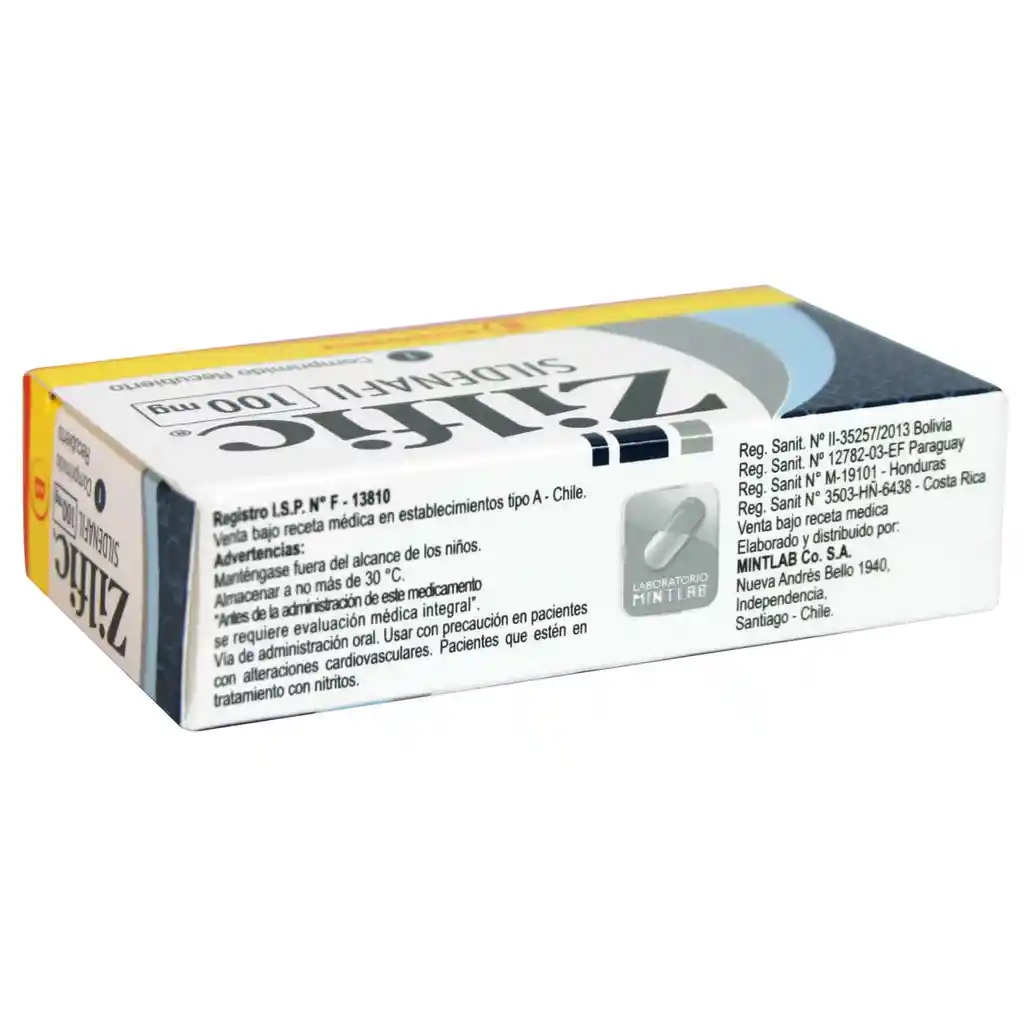 Zilfic Disfuncion Erectil Com.100mg. 1