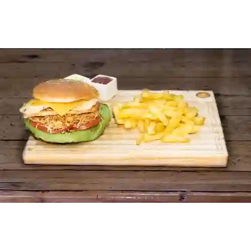 Hamburguesa Especial con Papas