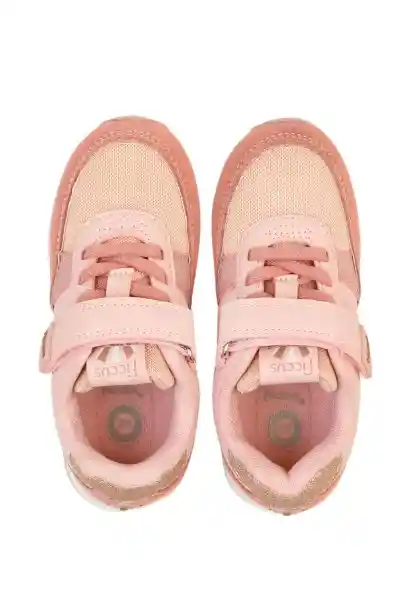 Zapatillas Sport Velcro Andante Niña Rosado 22 859 Ficcus