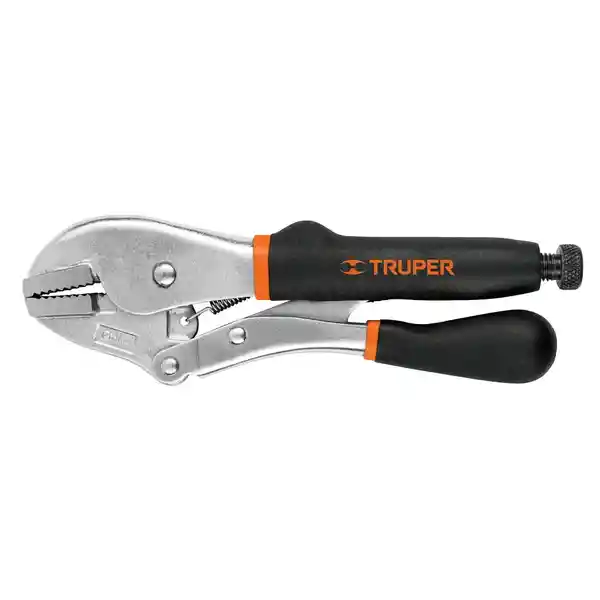 Truper Llave Caimán Recto Mango de Vinil 10"