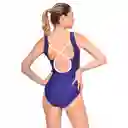 Traje de Baño Deportivo Rebajado Con Escote Azul Talla XL Samia