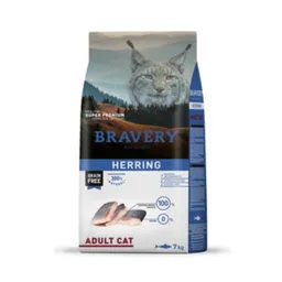 Bravery Alimento  Gato Natural Adulto Receta de Arenque