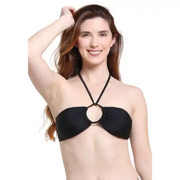 Bikini Sin Barba Strapless Negro Talla S Samia