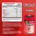 Trident Chicle Sin Azúcar Botella Sabor Frutilla