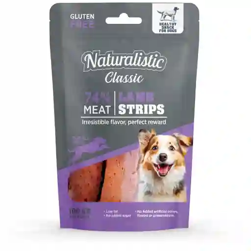Naturalistic Snack Perros Lamb Strips