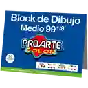 Block Proarte 99 1/8 20 Hojas 140 Gr 37.7x27 Cm