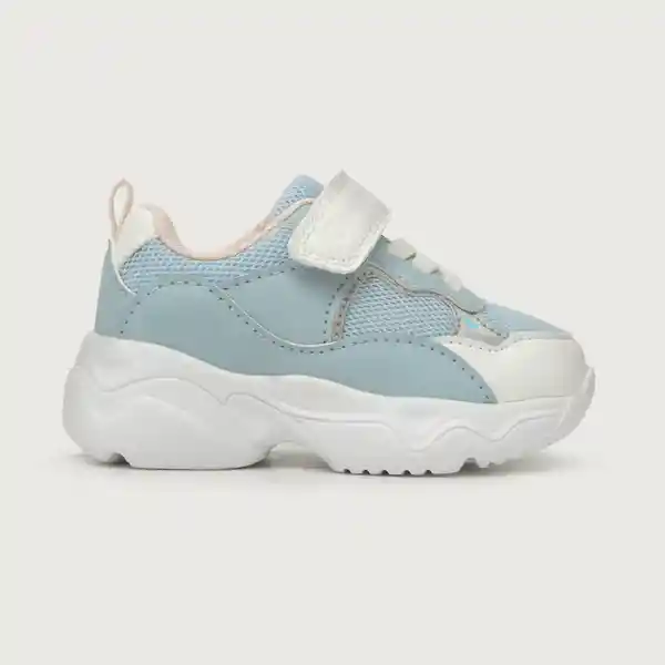 Zapatillas Urbana Chunky de Niña Celeste Talla 23 Opaline