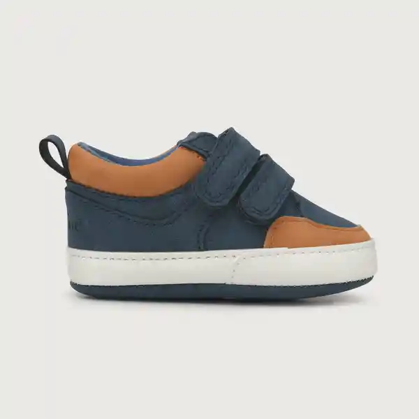 Zapatillas Urbana Doble Velcro de Niño Bebé Azul T.15 Opaline