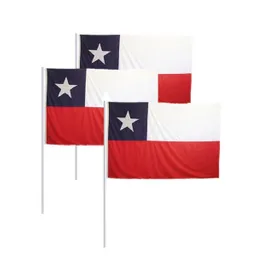 Set Bandera Chile 45 x 30 cm