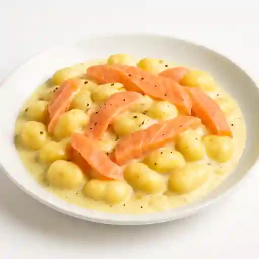 a la Carnonara con Salmon