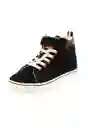 Zapatillas Urbana Caña Velcro W24 Niño Negro 32 924 Ficcus