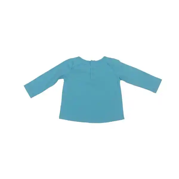 Polera Bebe Niña Turquesa Pillin 3 a