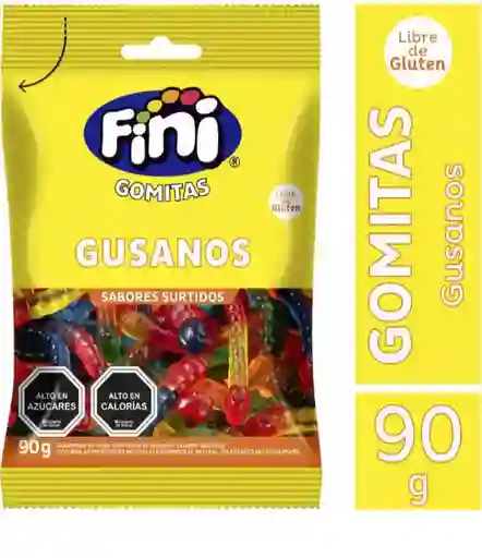 Fini Gomas Gusanos Sabores Surtidos