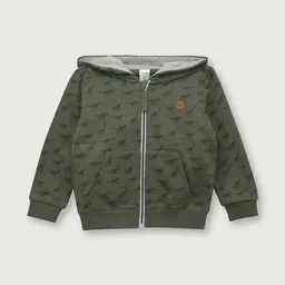 Polerón Esencial Dino de Niño Verde Militar Talla 6M Opaline