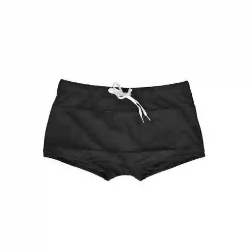 Short Tipo Bóxer Para Hombres Negro Talla L Samia