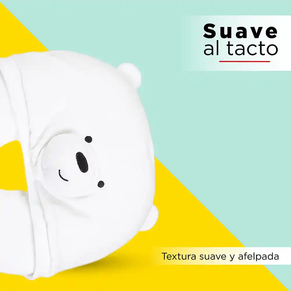 Miniso Almohada Para Viaje Con Capucha Polar - We Bare Bears