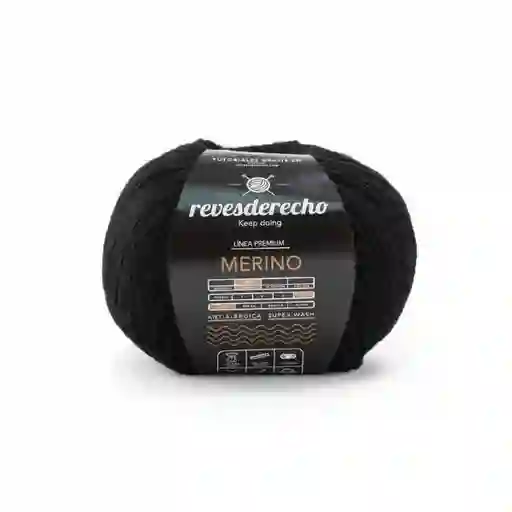 Merino - Negro 002 50gr