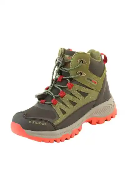 Zapatillas Outdoor Caña W24 Niño Verde 35 937 Ficcus