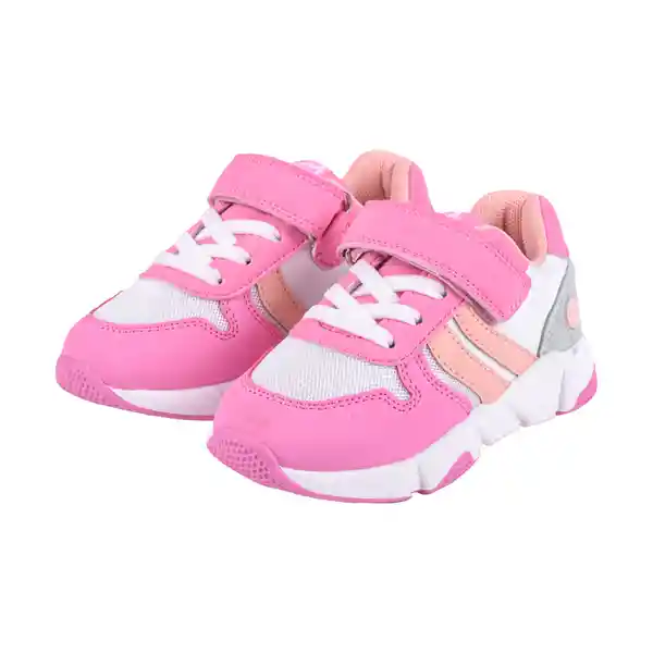 Zapatillas Bebe Niña Rosado Pillin 26