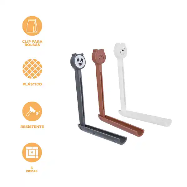 Paquete Clips de Sellado Miniso