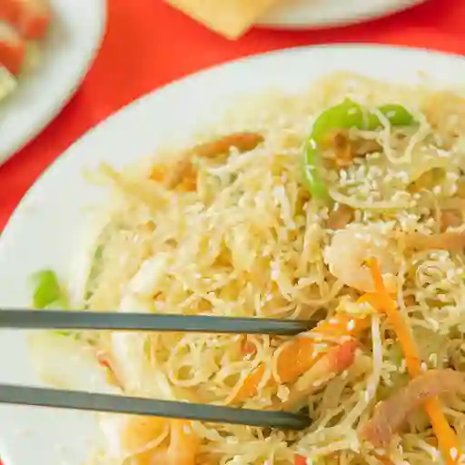 Fideos de Arroz a la Singapur