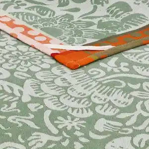 Paño de Cocina Jacquard Algodón Verde 70 cm