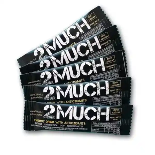 2Much Energy Bebida Energética en Polvo Sachet