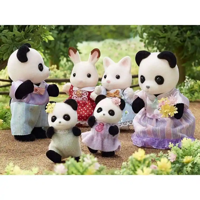 Sylvanian Families Juguete Familia Panda Pookie