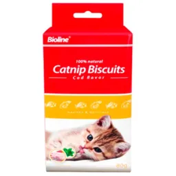 Bioline Galleta de Catnip y Bacalao Para Gato