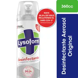 Desinfectante Ambientes y Superficies  Lysoform Original 360 cc