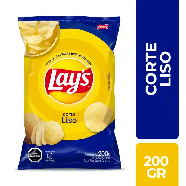 Papas Fritas Corte Liso Lays